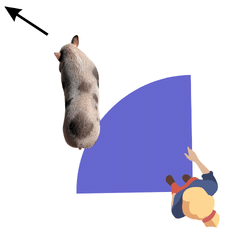 Move your pig to the left